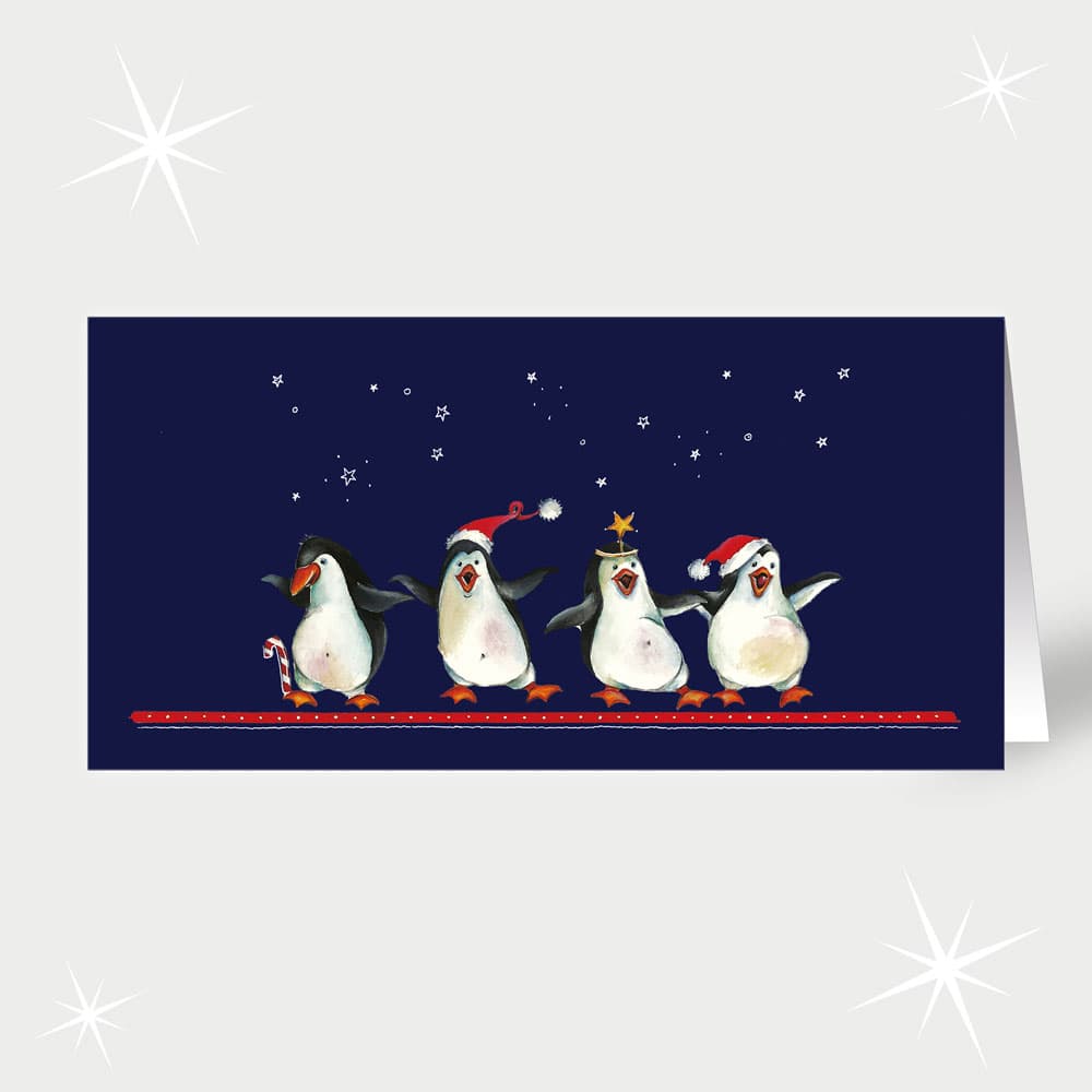 Fröhliche Pinguine