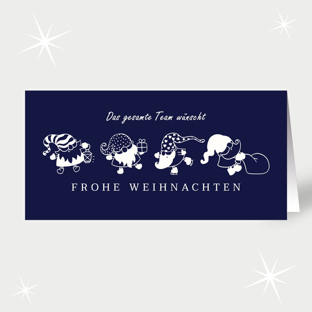 Weihnachtsmann-Team