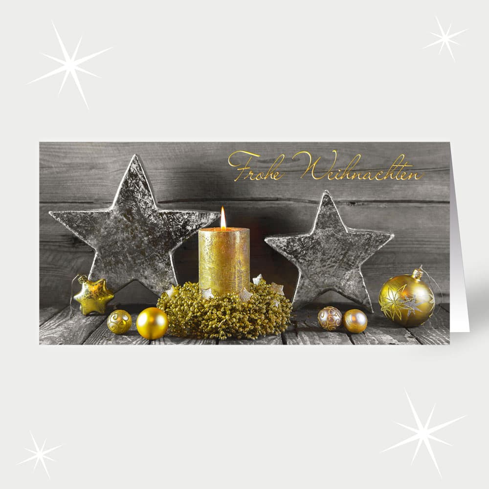 Goldene Kerze