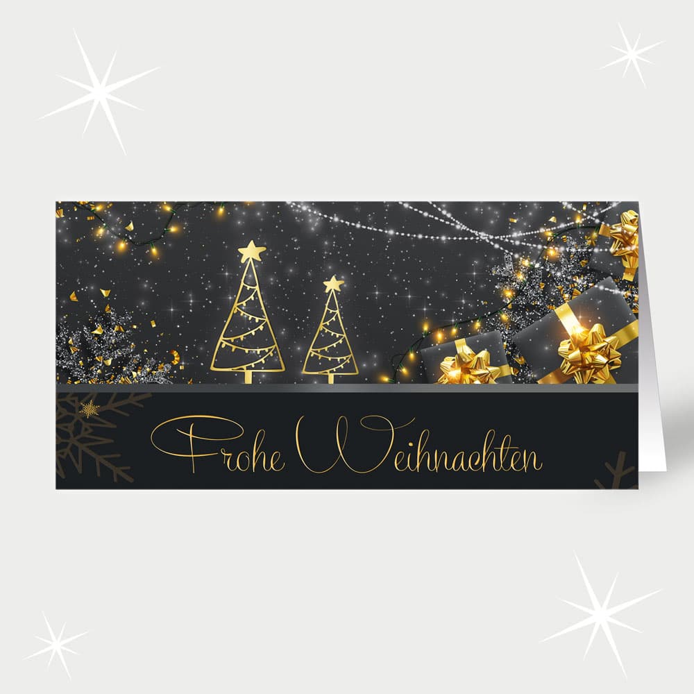 Funkelnde Goldlichter