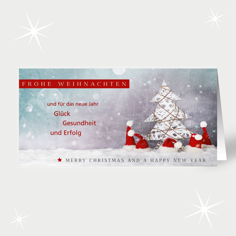 Rote Weihnachtsmützen