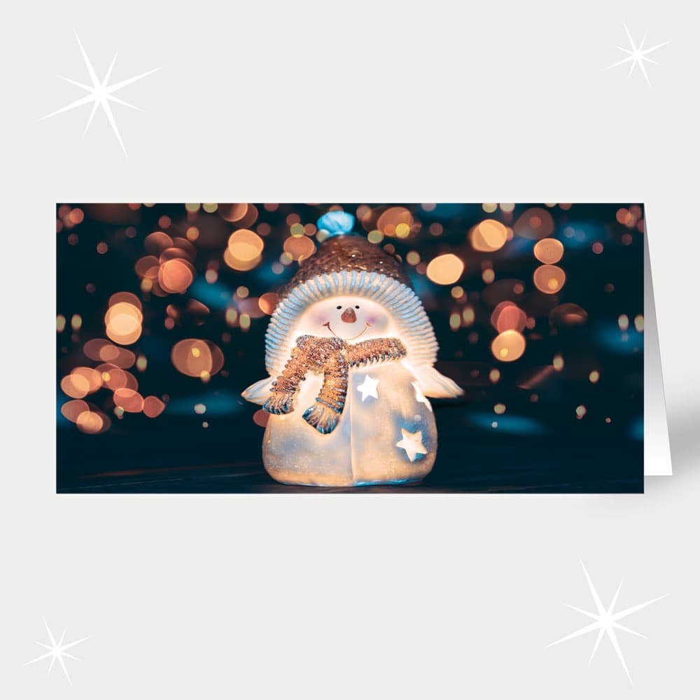 Glücklicher Schneemann