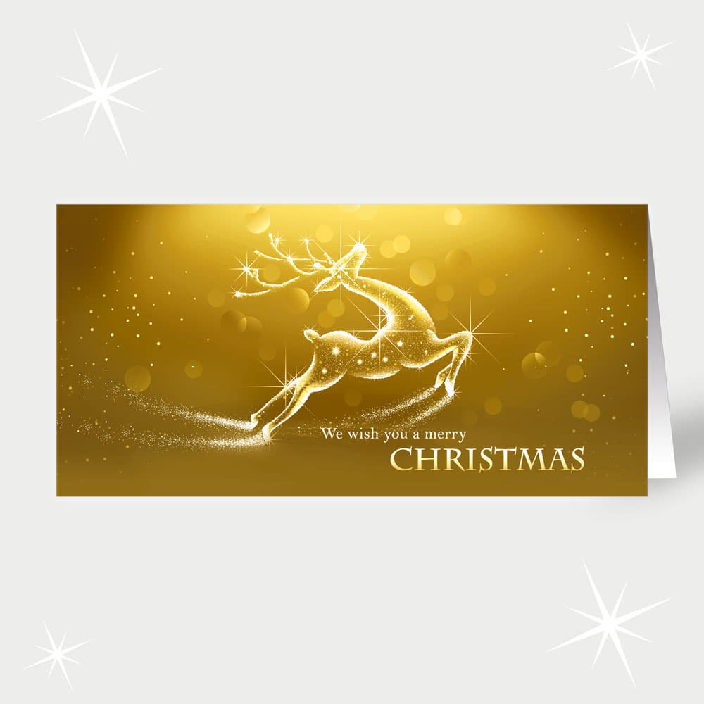 Rentiersilhoue tte in Gold