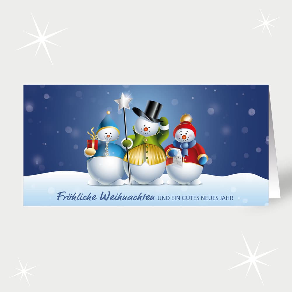 Schneemannsbesuch