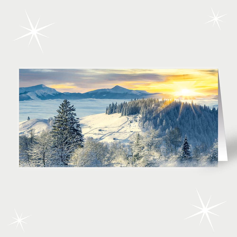Morgendliche Winterlandschaft