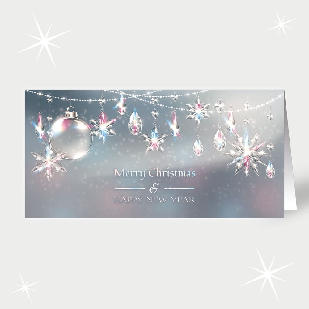 Glitzernder Sternschmuck