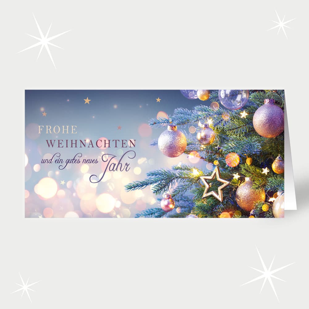 Schimmernder Weihnachtsbaum
