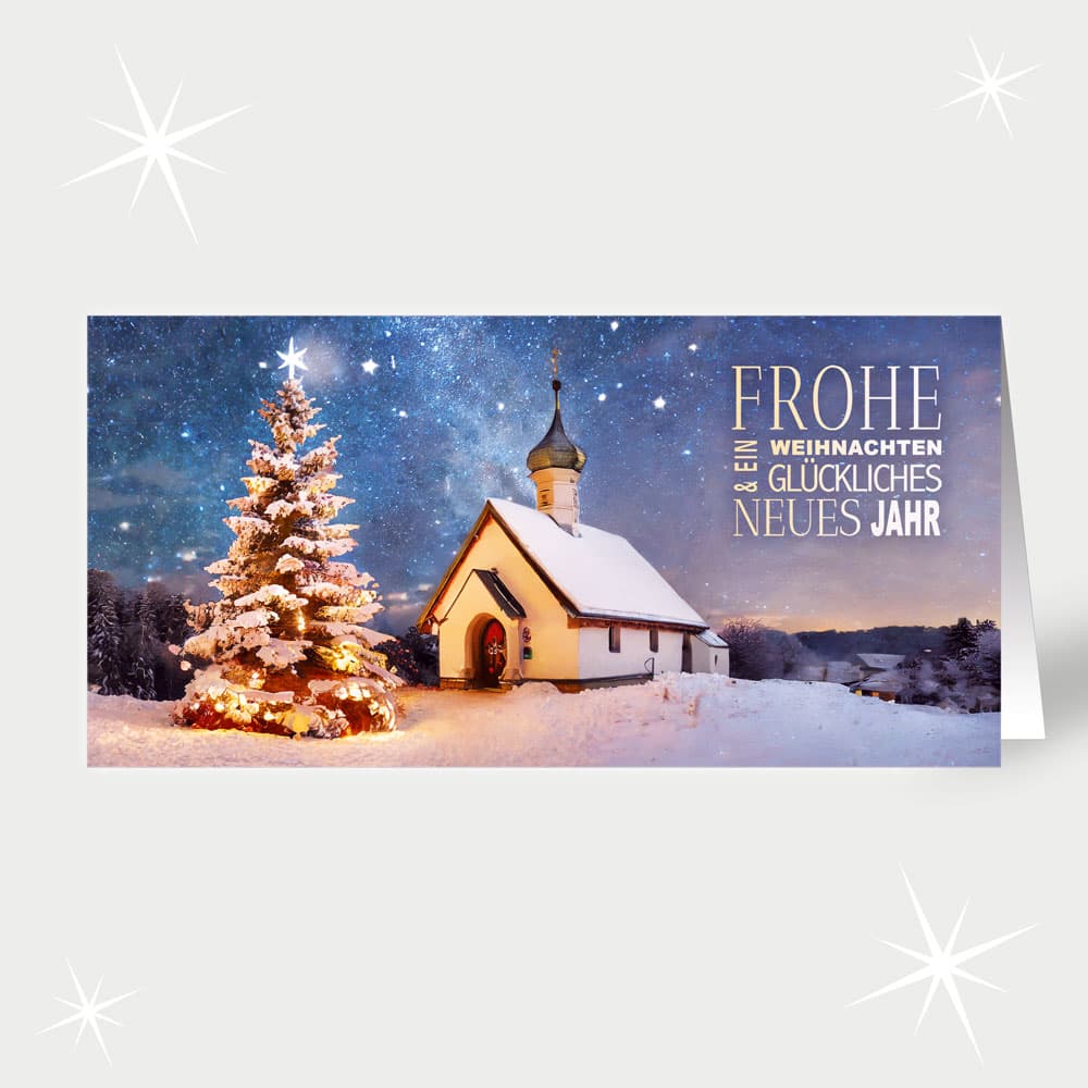 Vorweihnachtliche Abendstimmung