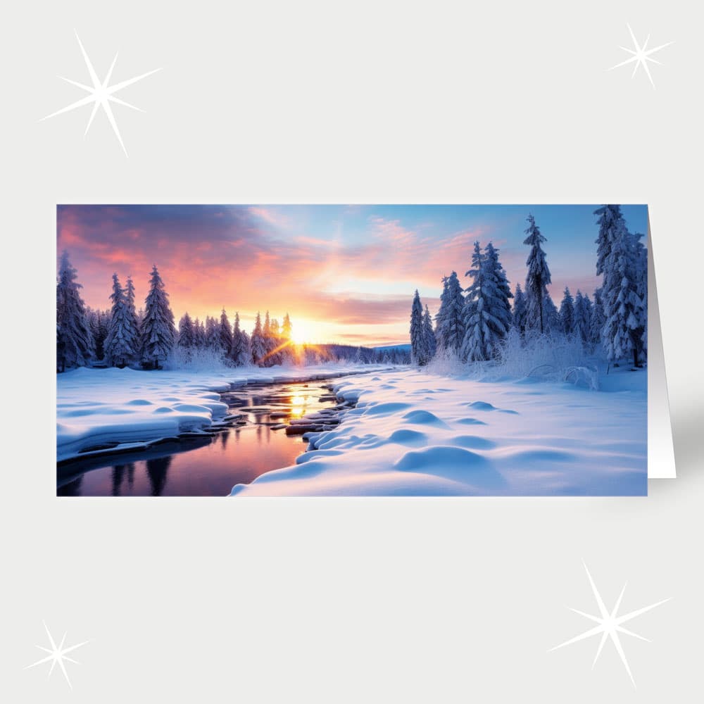 Weihnachtliche Dämmerung