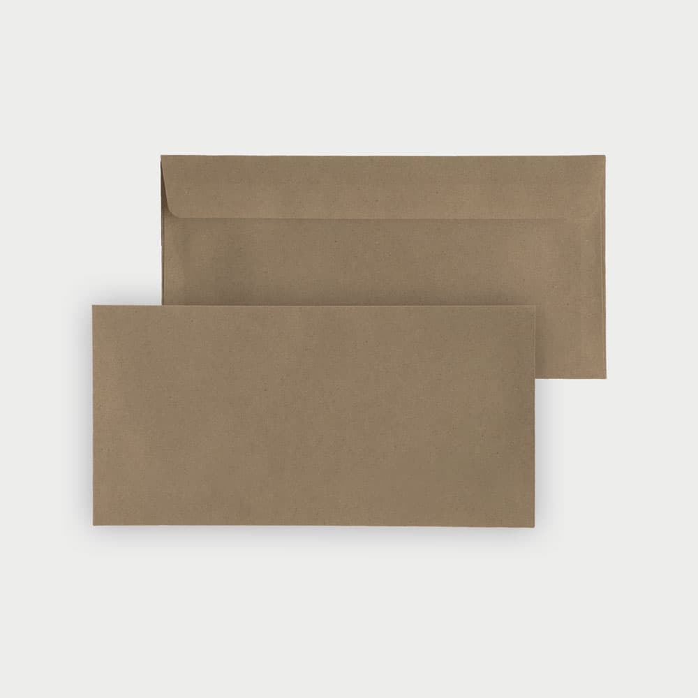 Kraftpapier Optik Kuvert  (Selbstklebend)