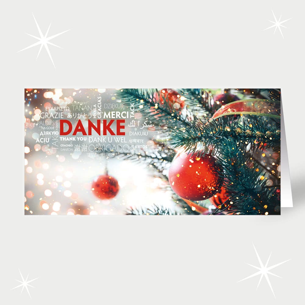 Glanzvolles Dankeschön