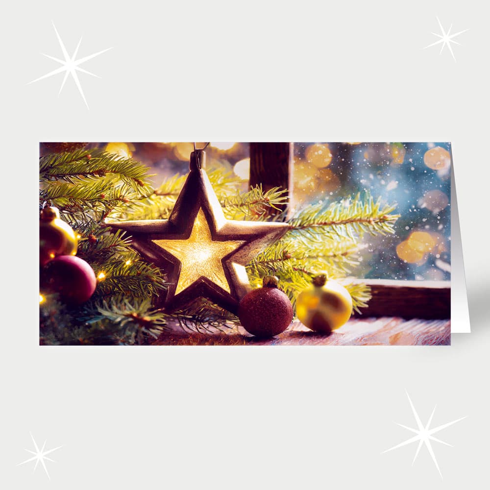 Beleuchteter Weihnachtsstern