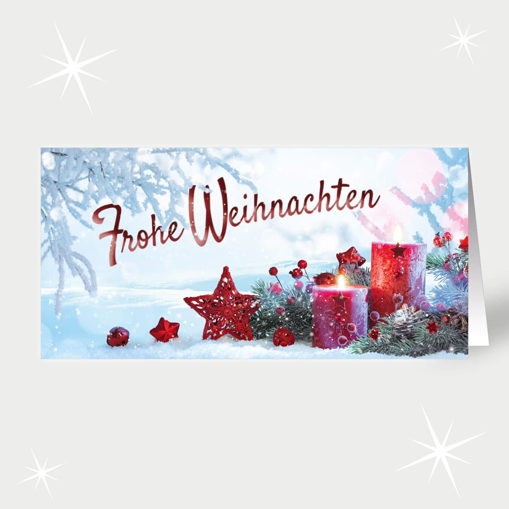 Geschmückter Schnee