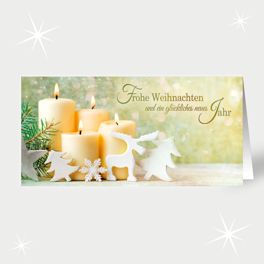 Kerzentraum in Grün