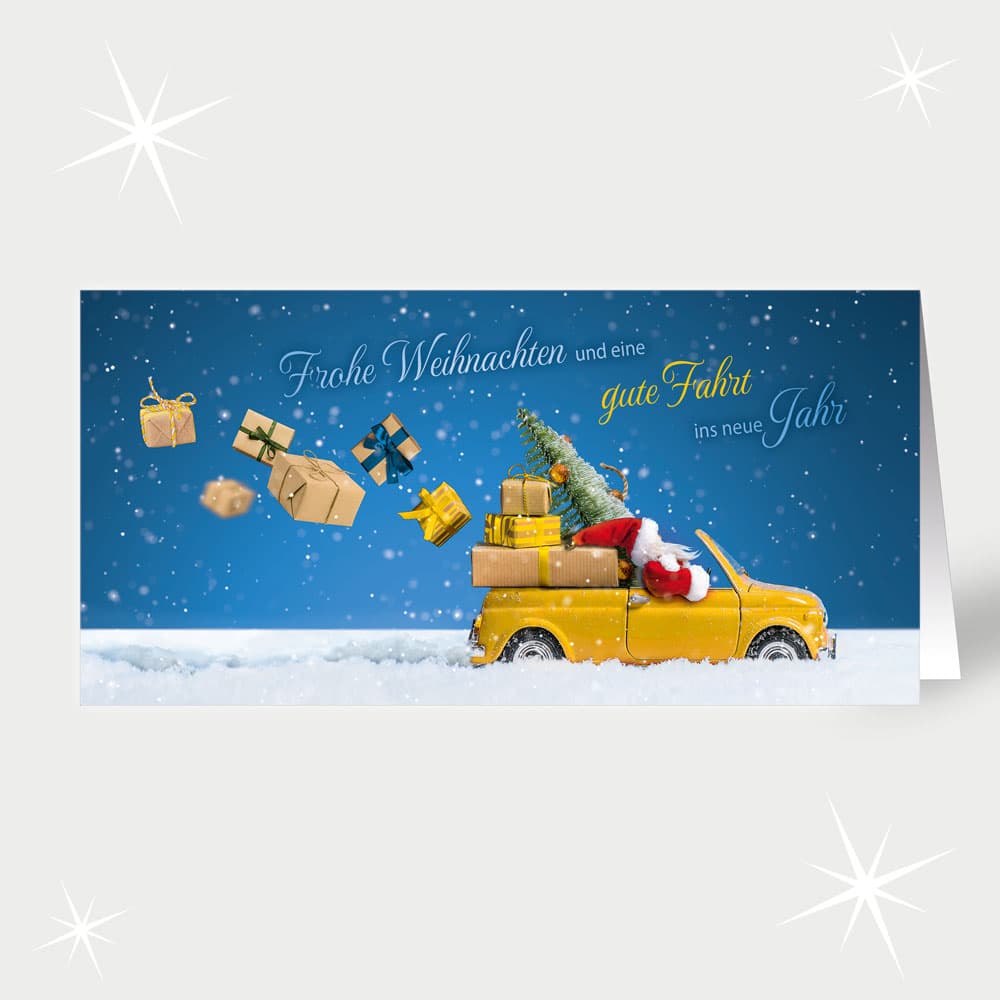 Fahrt voller Geschenke