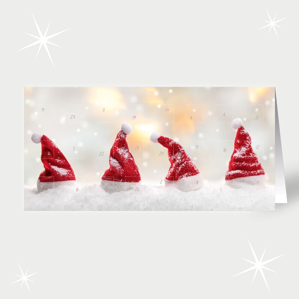 Witzige Weihnachtsmützen