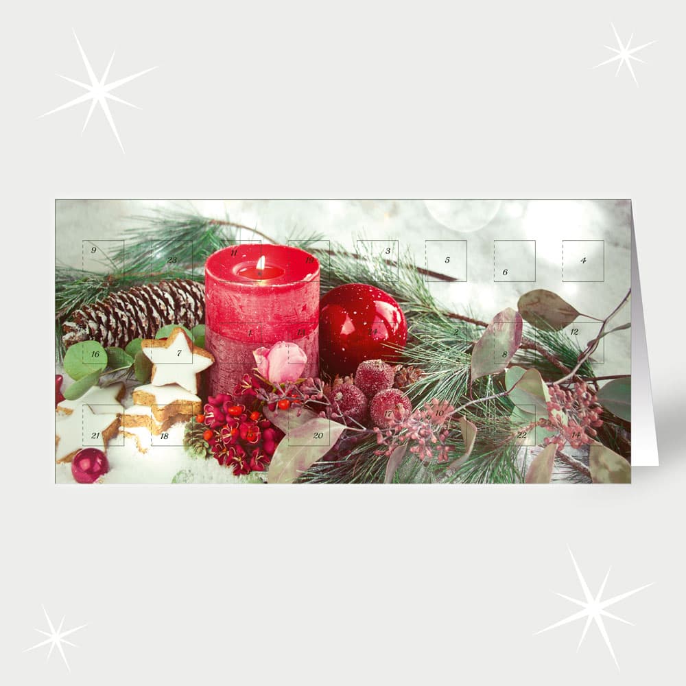 Duftende Adventkerze