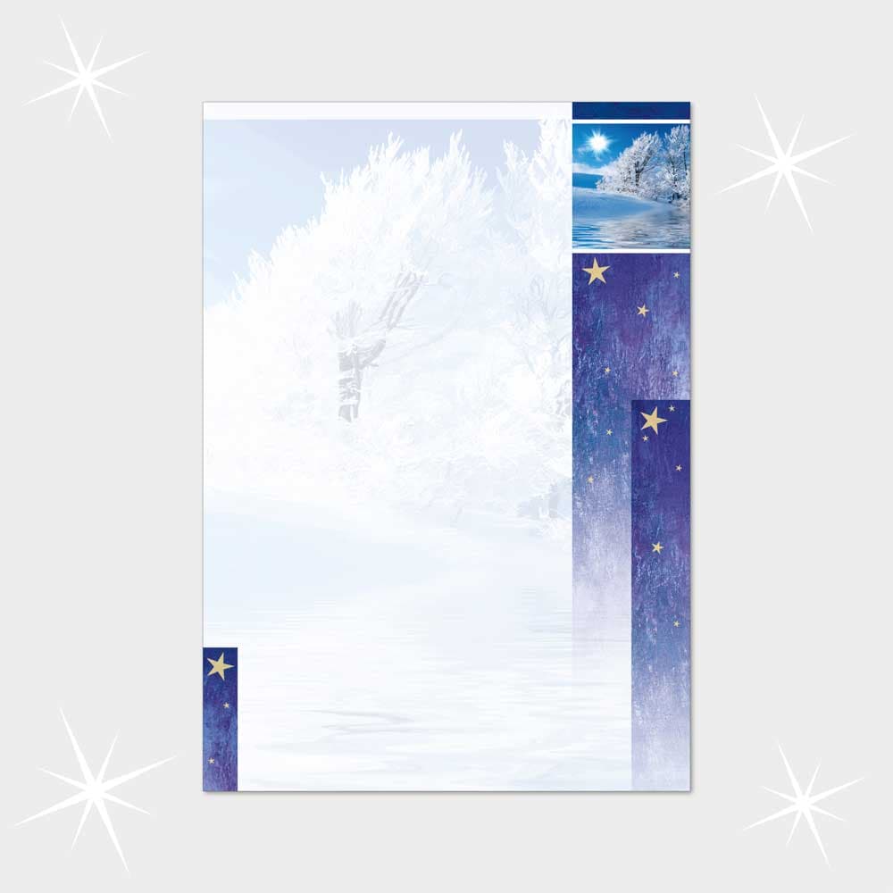 Winterzauber mit Sternen