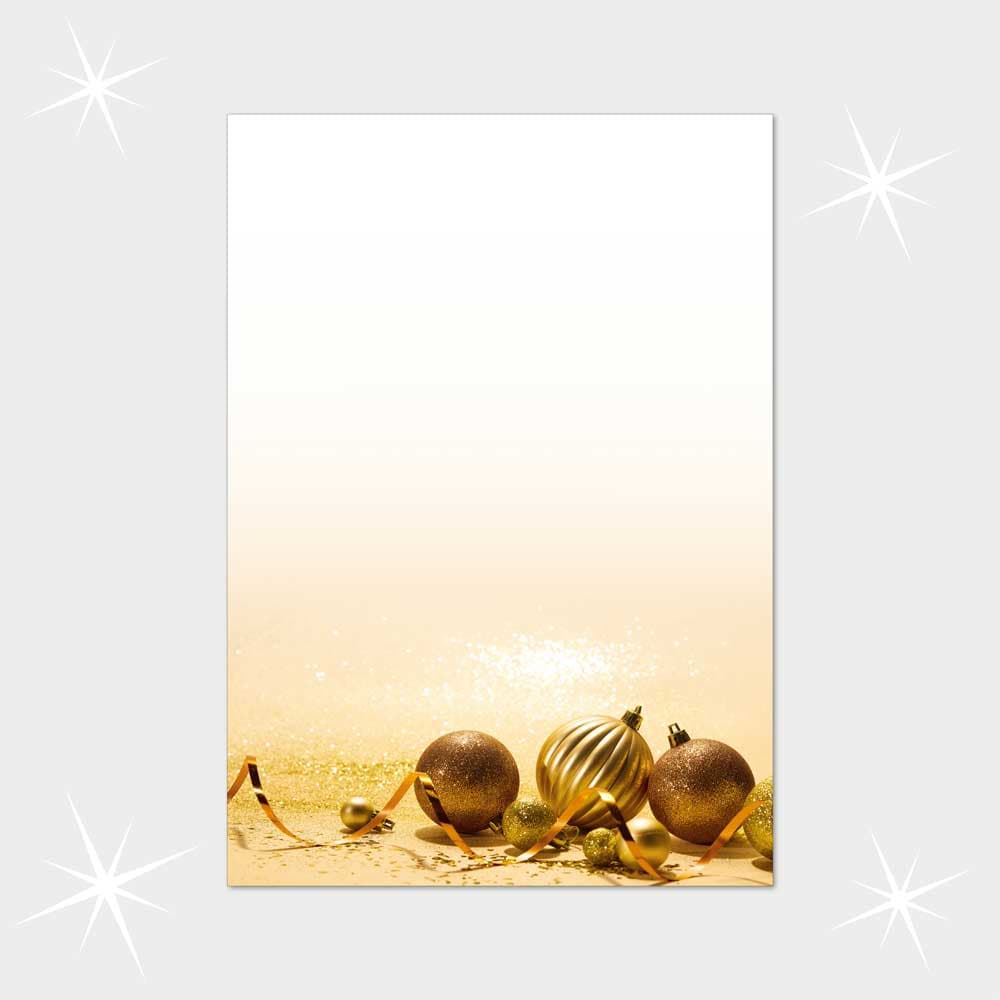 Goldener Kugelglanz