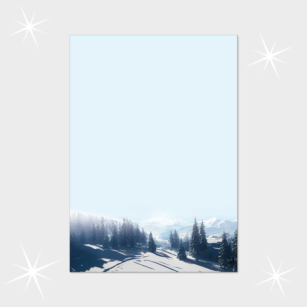 Winterlandschaft im Morgenlicht