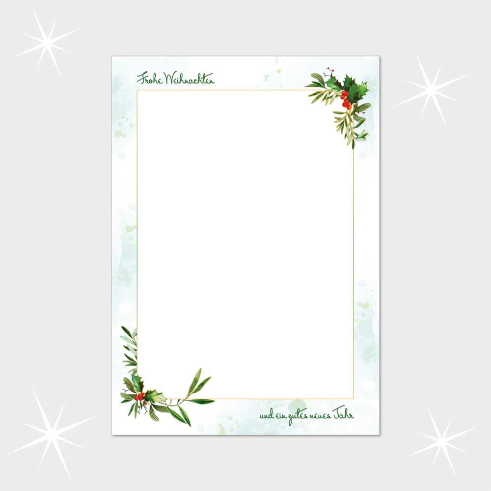 Ilex und Olivenzweige