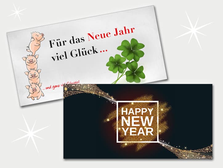 Neujahrskarten